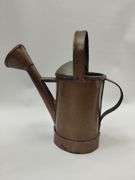 Antique 8" Copper French Watering Can + Cow Bell Cast