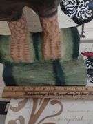 Decor Lot Art Glass ROOSTERs Papier Mache Plates Placemats