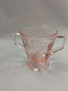 Vintage Pink Depression Glass & Marigold Footed Bowl LOT