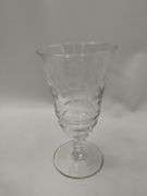 LOT Vintage Glass Flutes Stems Wine Glasses Plates Goblets