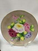 Vintage JAPAN Hand Painted Wall Vase Pocket Plates S/P Occupied Plate++
