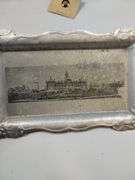 Vintage Collectibles Souvenir Plate 1904 Worlds Fair Jars Finial Ashtrays