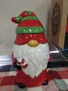 Decor Christmas Wreath Plates Cookie Plate Gnome Jar