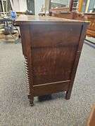 Antique 4 Drawer Mirror Spool Spindle Country Dresser