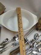 Pickers LOT: Vintage Kitchen Copper Kettle Utensils