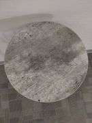 Furniture Plant Stand Round Table Faux Marble Elegant +Plant