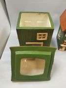 Pickers LOT: Farm Barns 5 Canisters Set + Salt Pepper