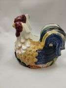 Rooster Kitchen Decor Napkin Holder Dough Bowl