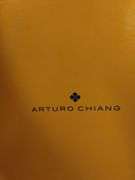 Shoes 2pr 8M Arturo Chiang AT Beacon Brown Leather Buckles Boxed Fudge Tie Dyed