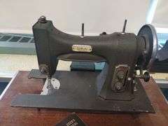Vintage White Series 77 Sewing Machine Table Cabinet