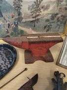 Pickers LOT: Vintage Prints Miniature Shelves Hardware & More