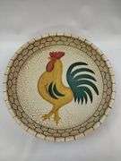 Rooster Kitchen Decor Napkin Holder Dough Bowl