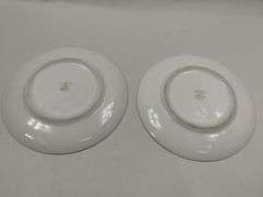 Vintage JAPAN Hand Painted Wall Vase Pocket Plates S/P Occupied Plate++