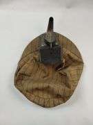 Antique West Virginia Coal Miners Cap Tea Pot Oil Lamp