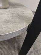 Furniture Plant Stand Round Table Faux Marble Elegant +Plant