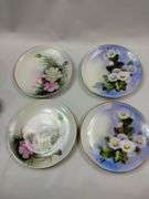 Vintage JAPAN Hand Painted Wall Vase Pocket Plates S/P Occupied Plate++