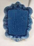 Midcentury Pottery Vase Pitcher Souvenir Tray Reginart Sacred Heart Jesus