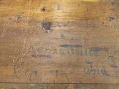Blanket Chest Marked Jacob Kendallville Ind via Chicago
