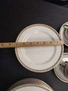 Limoges France China Dishes Set God Greek Key Trim