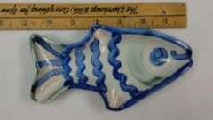 Hadley Pottery Country Scene Platters Fish Spoon Rest *Chip on 1