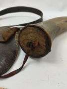 Antique Musket Ball Pouch Powder Horn Mold Bullet Casing Scoop