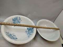 LOT Stoneware Pitcher Basins for Dry Sink Chamber Pot