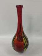 14" Decor Vase Art Glass Hand Blown Pulled Pier 1