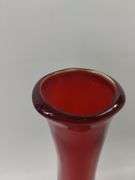 14" Decor Vase Art Glass Hand Blown Pulled Pier 1
