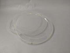 Temptations Two Mixing Bowls Lids + 2 Pie Dishes Old World