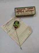 Vintage Creek Chub Weed Bug In Box Garrett In Fishing Lure Looks Unused