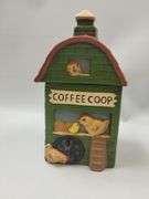 Pickers LOT: Farm Barns 5 Canisters Set + Salt Pepper