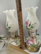Pickers LOT: Vintage Antique Lamps Lighting Shades Decor