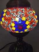 Lamp Mosaic Accent Night Light Boho Style Ornate