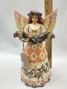 2 Jim Shore Heartwood Creek Angels ~8" 10"