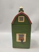 Pickers LOT: Farm Barns 5 Canisters Set + Salt Pepper