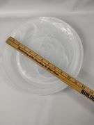 Dish Set Murano Swirl White Dinner Plates Bowls 4 3-Pc Settings Crate & Barre