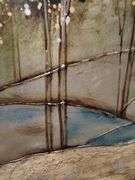 Decor Wall Art 54in Canvas Trees Metallic Gold Green+2 Smaller
