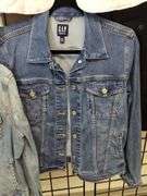 Ladies Denim Jacket Vest LOT Levi Charter Club S/M