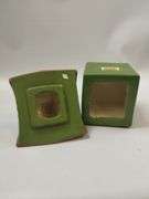 Pickers LOT: Farm Barns 5 Canisters Set + Salt Pepper