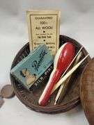 Antique Smalls LOT Crochet Jackson Ink Pen Gold Nib 35MM Film Negative Scissors