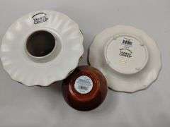 Yankee Candle Fall Candle Shade Tray Saucer Pumpkins Fall