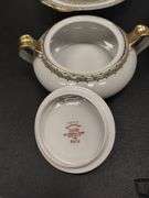 Limoges France China Dishes Set God Greek Key Trim