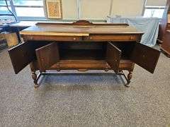 Dining Sideboard Credenza Linen 3 Drawers DIY TV Base Bar Cabinet