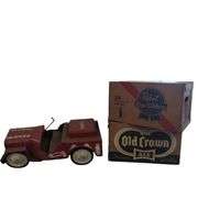 Pickers LOT: STRUCTO Ride On Jeep Willys *As-Is + Beer Cases