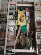 Vintage Fishing Lures Tackle Box Full