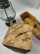 Pickers LOT: Wooden Boats Decor Carved Native Bird Oil Lamps Smalls