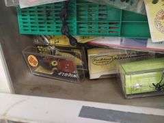 Vintage Fishing Lures Tackle Box Full