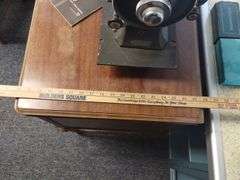 Vintage White Series 77 Sewing Machine Table Cabinet