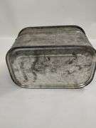 Steel Railroad or Miner Worker Lunch Box Lid Insert
