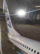 Decor Wall Art 2 Framed BOEING Airplane Photos 737 Company Employee